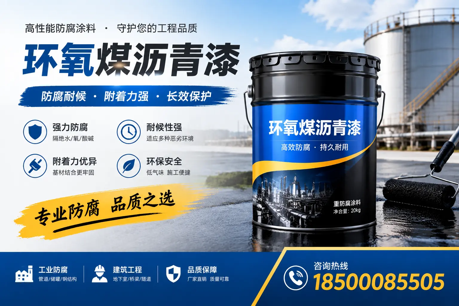 如何选择适合的环氧煤沥青漆？岳阳市场选型指南